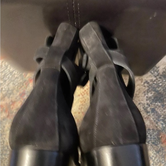 yves saint laurent black WYATT JODHPUR BOOTS IN SUEDE sz 43 usa 10 - Picture 9 of 10